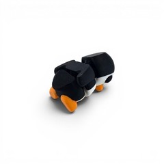 Articulated Mini Penguin Toy 1.6″ USA Made, Arctic Fidget Animal