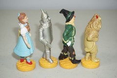 Wizard of Oz PVC Figure Lot of 8 Vtg Lowe’s Ren Presents 1987 1988 MGM Turner