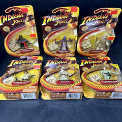 Indiana Jones Raiders of the Lost Ark 3 3/4″ Action Figures Lot of 6 New Sealed