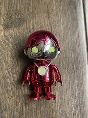 Ryan’s World Mystery Figure Blue Gold Red Metallic Robo 2018 Bonkers Toy Robot