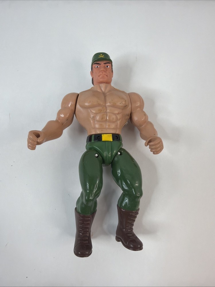 Vintage Rambo Global Assault Force Madison Action Figure 1980s 5.5 in Multicolor