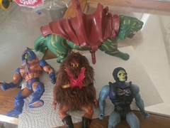 Lot of Masters of the Universe action figures vintage