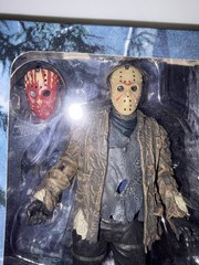 NECA Reel Toys Freddy vs Jason Jason Voorhees Figure w/ Machete Masks Teddy