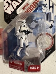 2007 Star Wars Imperial Stormtrooper 30th Anv Action Figure New in Package