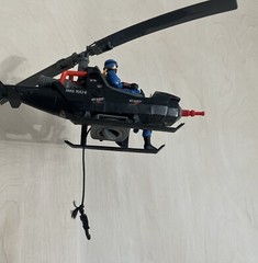 G.I Joe Cobra FANG Winch Add-On Helicopter 3D Printed Custom