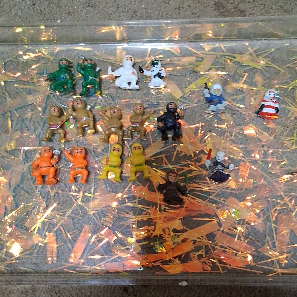 Star Wars Ewok Mixed Lot Mini Figures Set Multicolor Plastic