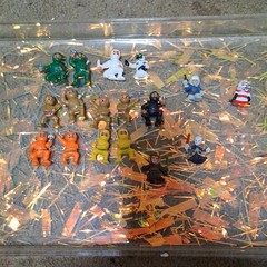 Star Wars Ewok Mixed Lot Mini Figures Set Multicolor Plastic