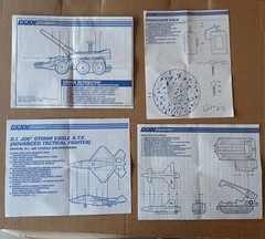 Vintage Lot of 14 GI Joe Blueprints