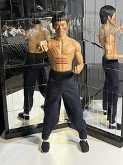 BRUCE LEE 1:6 ENTER THE DRAGON MIRROR ROOM FIGURE W 2+ OUTFITS,WEAPONS & HANDS