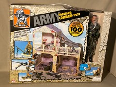 Vintage ARMY FORWARD COMMAND POST For 12″ GI Joe Size Figures Factory Sealed/New