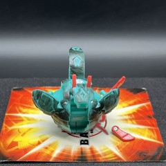 Ventus Battle Damaged Pyro Dragonoid 600G Bakugan Battle Brawlers