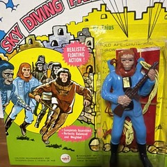 Planet Of The Apes Sky Diving Parachutist 5″ Dr Zaius New Nm Unpunched*211