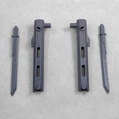 Cannon Double Knife Weapon Upgrade Kit For Legacy Evolution Bludgeon