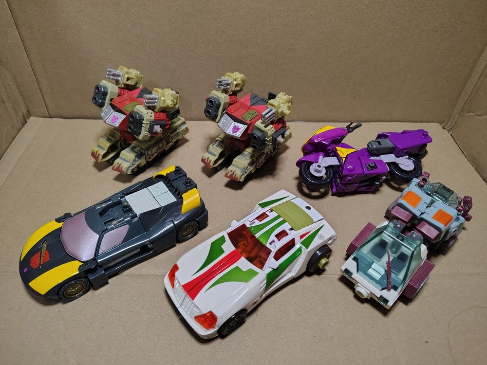 Transformers Armada Energon Lot Missing Parts Demolisher Sideways Wheeljack etc