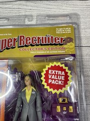 Yahoo HotJobs Super Recruiter Action Figure 2009 HR Promo Advertising Figure