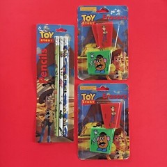 original TOY STORY DISNEY variety SCHOOL SUPPLIES lot – VINTAGE 1990’S – NEW NOS
