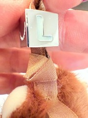 The Monsters Pin For Love Series Letter L Pendant Blind Box Bundle (plush L)