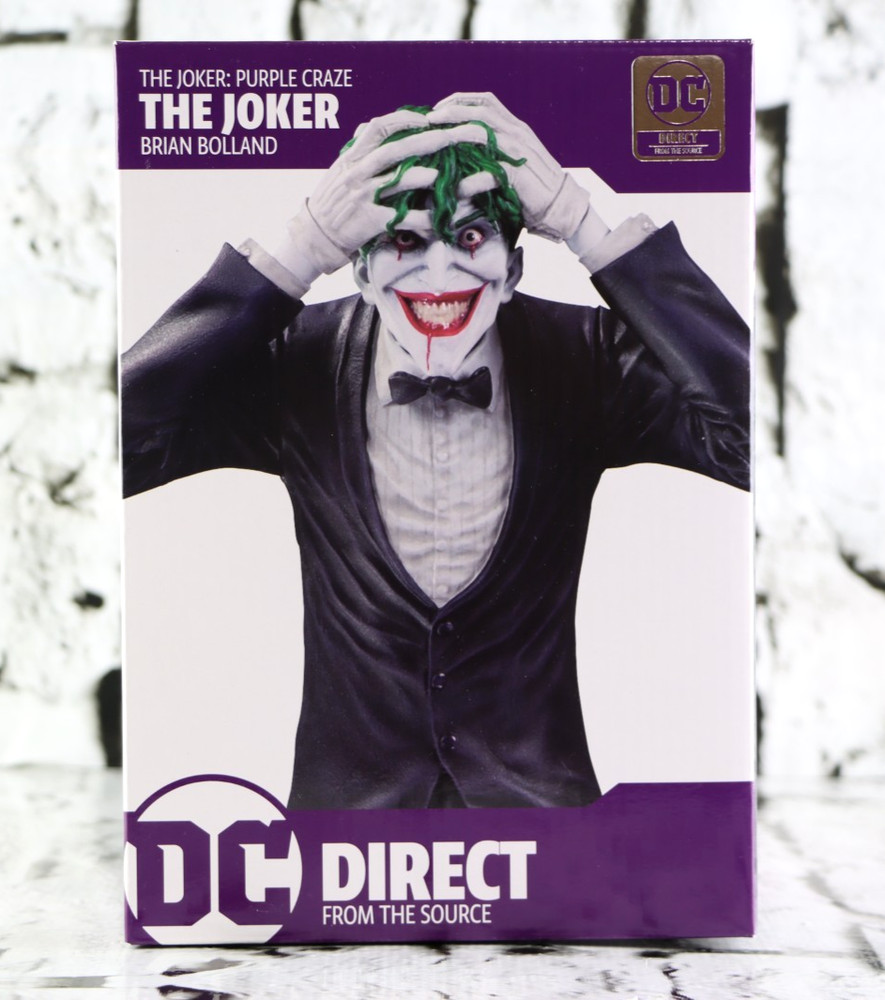DC Direct Joker Purple Craze Brian Bolland Numbered Limited Resin Statue