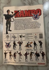 Rambo 1986 RARE COLONEL TRAUTMAN SEALED CARD – Minor Shelf Wear