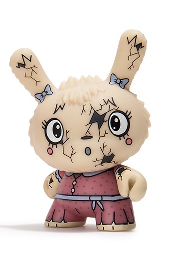 kidrobot The Bots Scared Silly Dunny Vinyl Mini Figure – You Crack Me Up – NEW