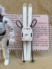 1983 GI Joe SNOW JOB – Great Figure w/ File Card – Bright White – 100% Complete