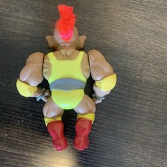 Vintage 1993 Ace Novelty Stone Protectors Chester The Wrestler WORKING SPARK