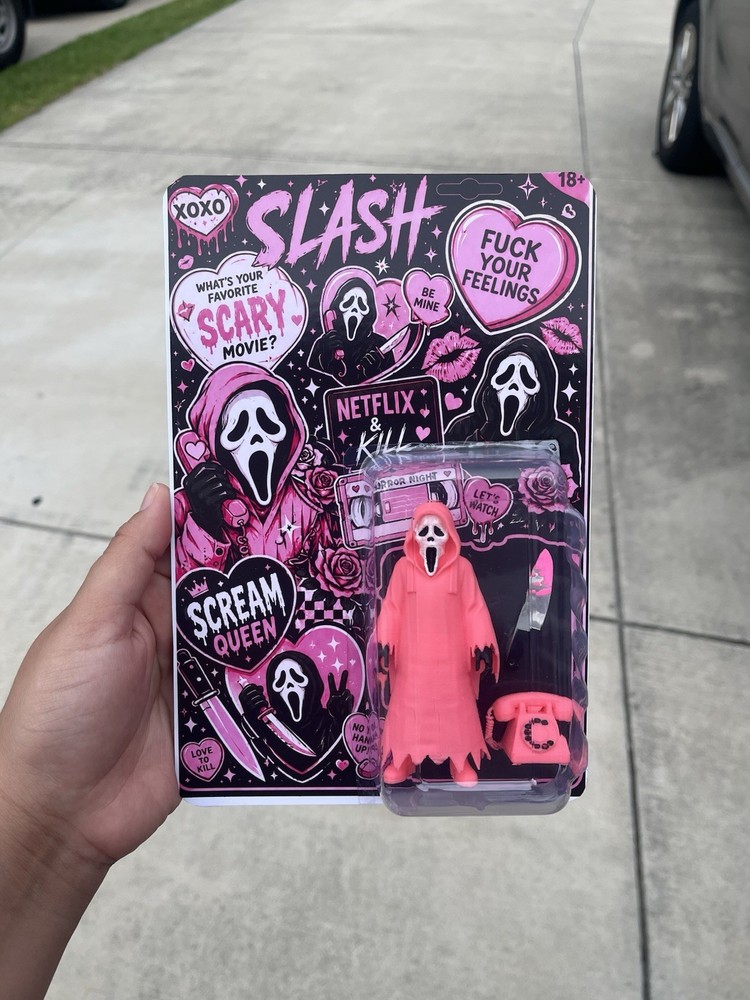 Custom Ghost Face Scream Figure