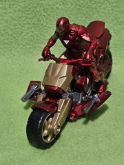 2010 Iron Man ATV 4 Wheeler + Armor Cycle Vehicle & Action Figure Lot!!!