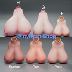 1/12 Replacement Female Big Huge Breast Cover Model For 6”Action Figure Body