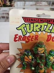 1989 Mirage Teenage Mutant Ninja Turtles Eraser Dudes New In Package