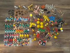 VTG Lot Play Mobile Figurines, Cowboys, Circus, Animal Figurines & Accessories