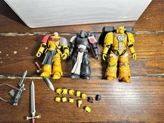 Joytoy Warhammer 40K Imperial Fists Black Templars Lot Sons Of Dorn 1/18 Figure