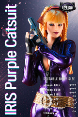 IRIS 1/6 Gunmetal Purple Catsuit Set for TBL/Phicen S07C/S10/S18/S22/S23