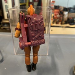 Coleco 1986 Mad Dog Rambo Force of Freedom Figure Complete & Works( T 25 )