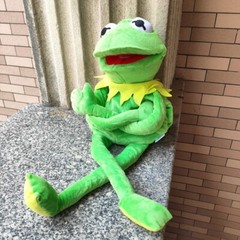 Sesame Street The Muppet Show Kermit Frog Puppets Plush Toy Doll 60cm