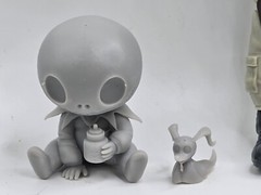 3d Printed BABY CHRISTMAS SKKELETON &DOG 1:12 6″ Classified Legend MULTIVERSE