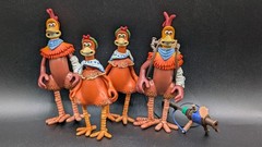 2000 Chicken Run Action Figures Lot of 10 DreamWorks Aardman Movie Toys