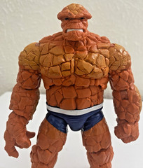 Marvel Legends The Thing Action Figure Fantastic Four Retro Wave Incomplete