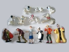 DISNEY 101 DALMATIANS FIGURINES SET NESTLE – FIGURES COLLECTIBLES MINIATURES