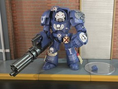 JoyToy Warhammer 40K Ultramarines Terminator with Assault Cannon US SELLER