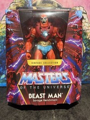 MOTU Masterverse Beast Man Vintage Collection New Minty + Bonus 👹