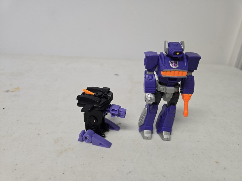 1990 Transformers G1 Action Master Soundwave & Fistfight, No Weapons