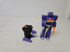 1990 Transformers G1 Action Master Soundwave & Fistfight, No Weapons