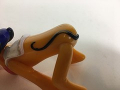 Disney Ducktales Baggy Beagle Twistable bendie bendable Figure + Epcot Pluto PVC