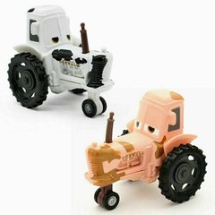 4PCS Disney Pixar Cars Multi-Color Cow Tractors McQueen Film Farm Little Man