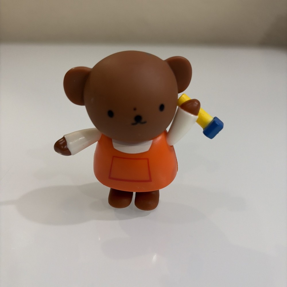 Miffy’s Adventure Boris with Hammer Figure Toy Plastic 2.25 Inches