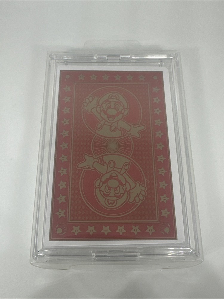 Nintendo Super Mario Standard Playing Cards NAP-02 Plastic Cards 58x89mm NEW