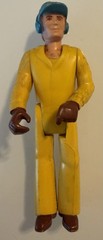 Vintage 1974 Fisher Price Adventure People Daredevil Sport Plane Pilot #306 Toy!