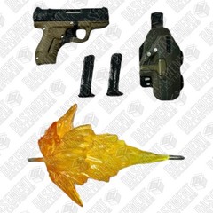 Mezco One:12 Duke – Handgun, Holster & Effect G.I. Joe 1:12 Scale Gun Weapon
