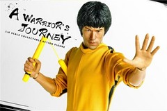 1:6 Scale Martial Arts Star Bruce Lee Kung Fu Lee PVC Figure With Double Head